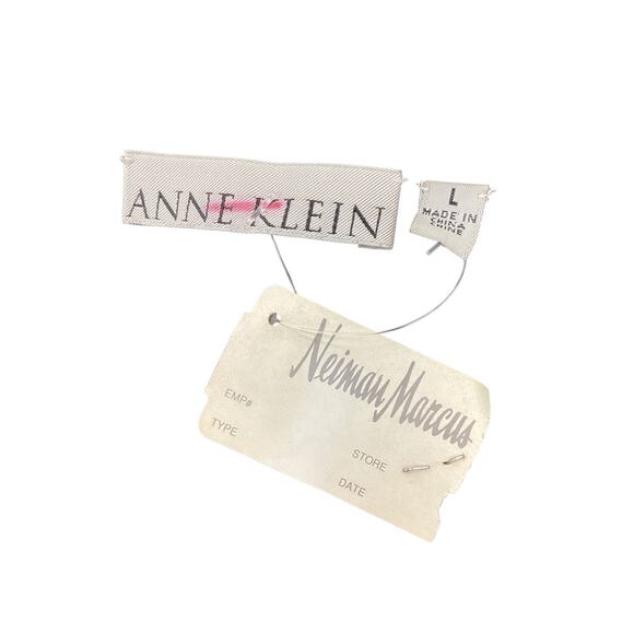 NWT VTG Anne Klein 2 Piece Set Women’s Size M Dress +Cover Up Large Knit Crochet - Picture 9 of 9